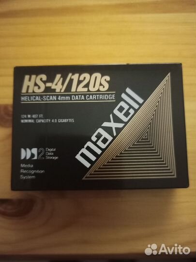 Кассета Maxell HS-4/120s 4GB формата DDS-2