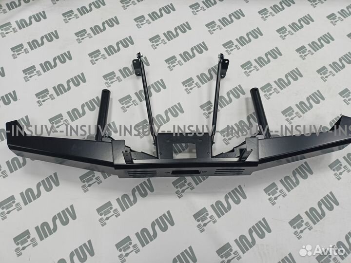 Силовой бампер передний Нива (с площадкой лебедки)