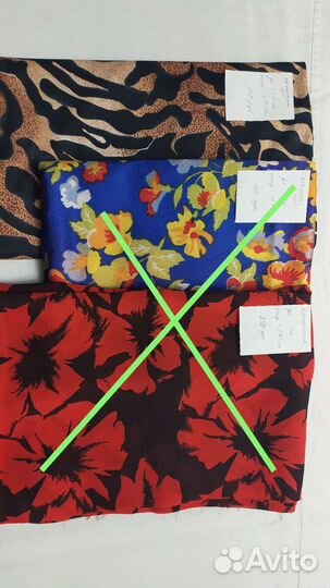 Ткань отрезы, вельвет, СССР