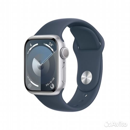 Apple Watch S9 41 mm Silver Aluminium/Blue M/L