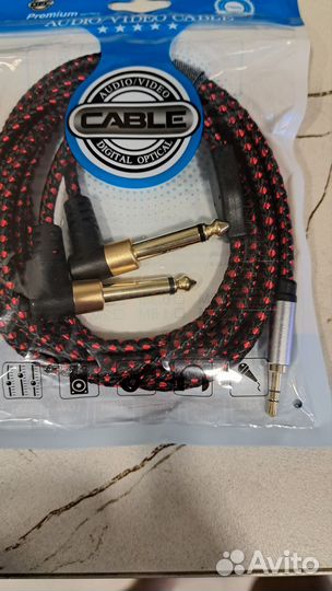 Кабель mini jack-2jack 2 m