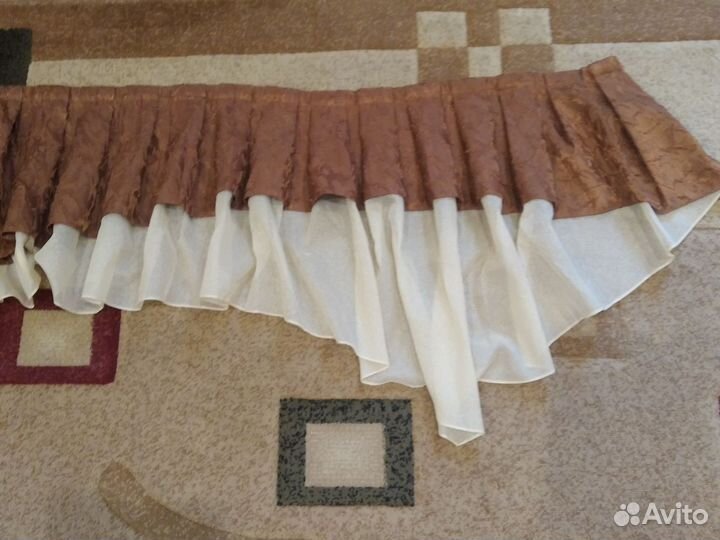 Комплект шторы и тюль бу