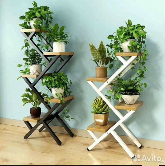 Подставка для цветов в стиле лофт