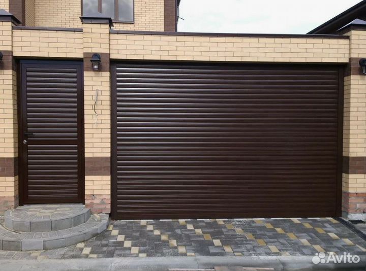 Рулонные ворота скор. 11 см в сек метал корпус