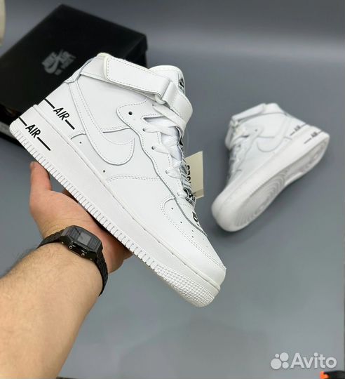 Кеды зимние с мехом nike air force 1 41-46