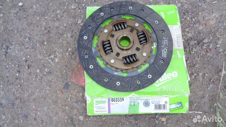Диск сцепления valeo (803559) Toyota Corolla