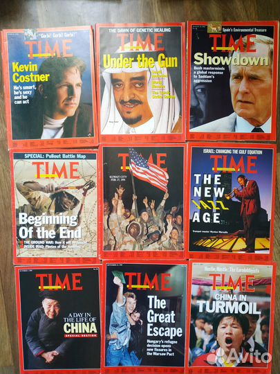 Журналы Time, Newsweek, Der Spiegel 1961-1991