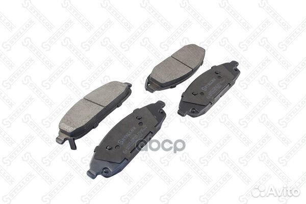 1184 002BSX колодки дисковые п. с антискрип. пл