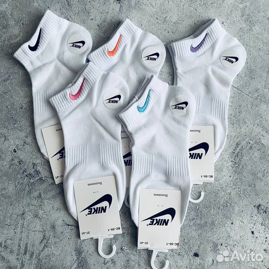 Носки Nike белые женские/мужские