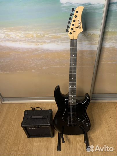 Комплект Электрогитара Fender Style + Комбик