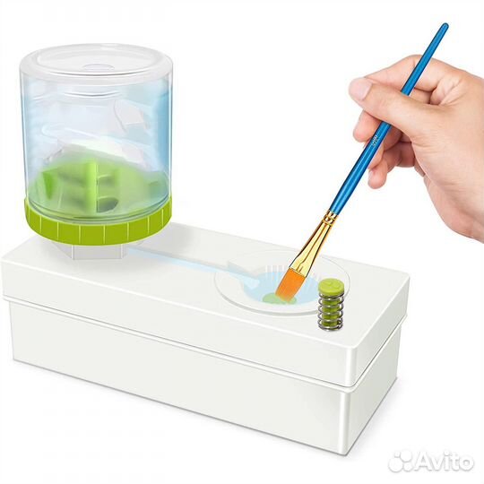 Стакан непроливайка, кистемойка с подачей воды