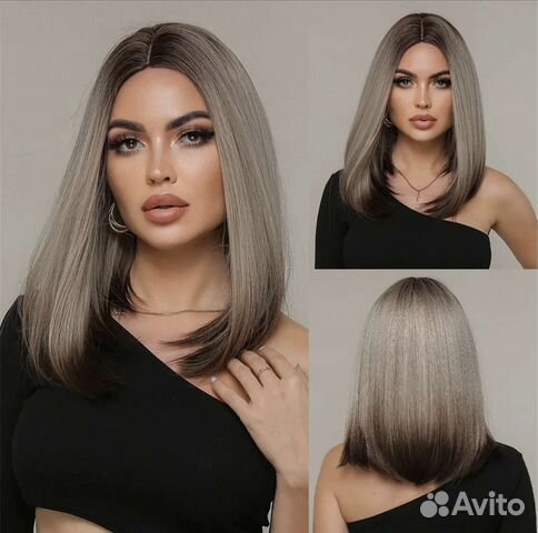 Парик каре блонд