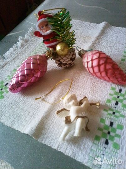 Новогодний набор ёлочных советских игрушек