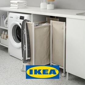 Тележка для белья, 80 л enhet IKEA