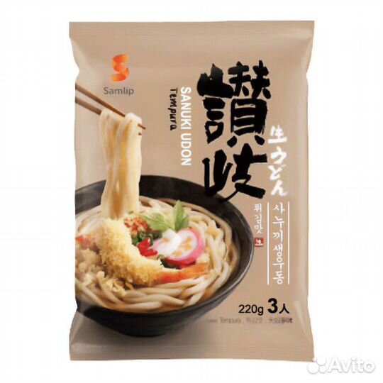 Лапша Удон Темпура Sanuki Udon Tempura, 684г