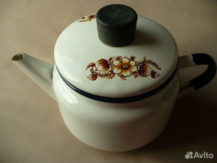 Чайник заварочный эмалированный СССР