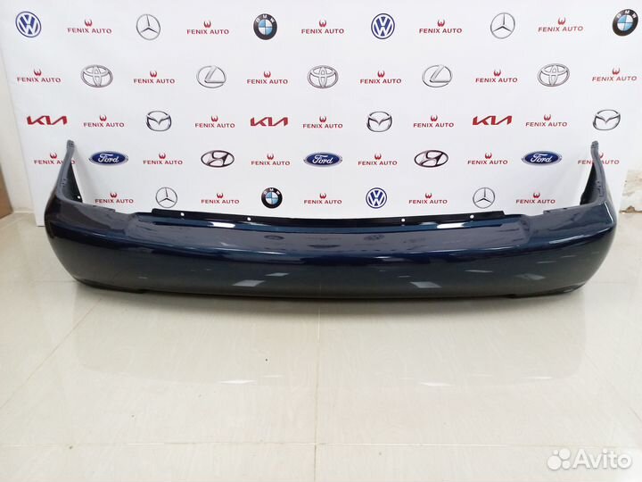 Бампер задний крашенный Хендай Акцент Синий