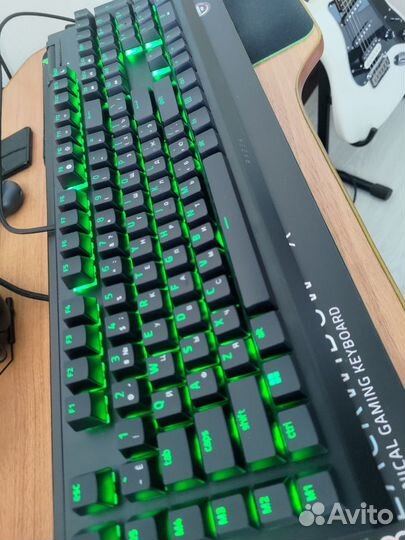 Игровая клавиатура Razer BlackWidow V4 X, Green Sw