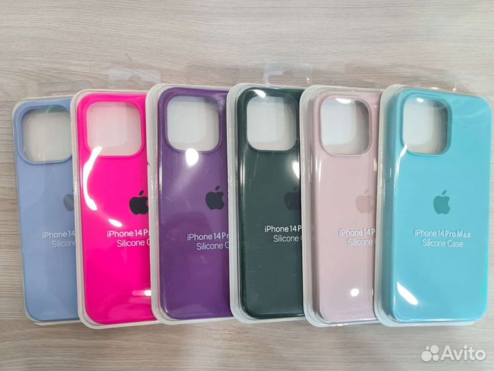 Чехол Silicon Case iPhone 14 Pro Max (ассортимент)