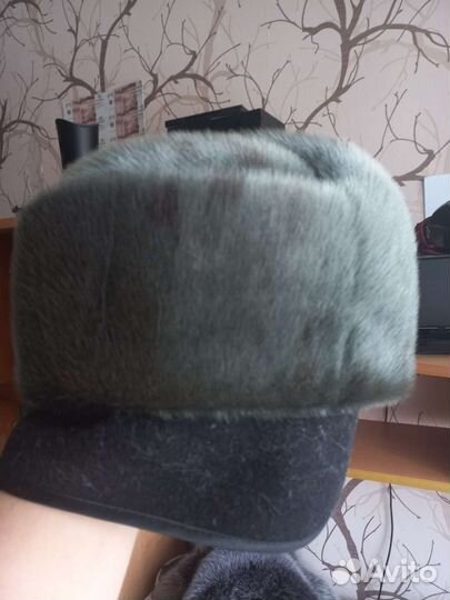 Меховая мужская кепка