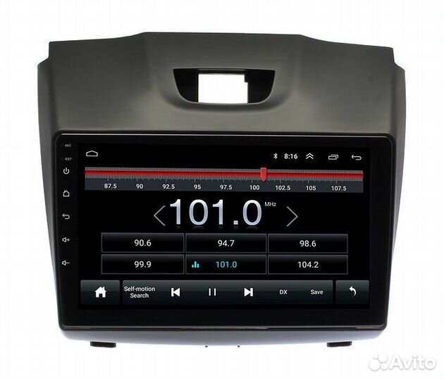 Штатная магнитола Chevrolet Trailblazer 2012 - 2015, Isuzu D-Max 2012+ Wide Media LC9054MN-1/16