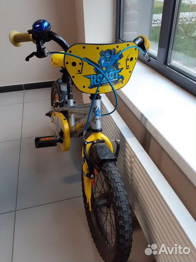 Детский велосипед 16дюймов с ручным тормозом