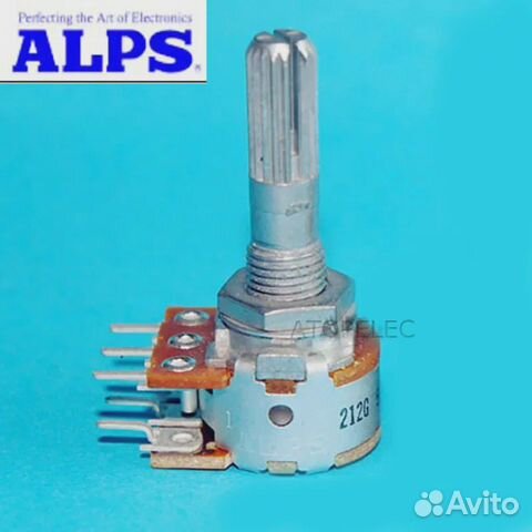 Японский alps RK16 50K/100K стерео потенциометр гр... купить в Москве ...