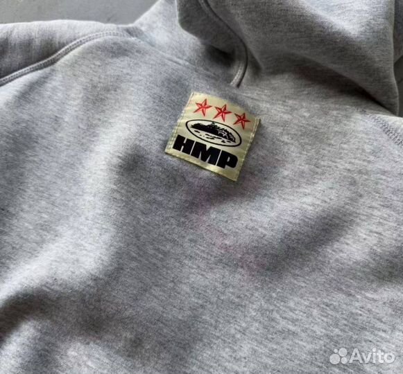 Зип худи corteiz серая новинка