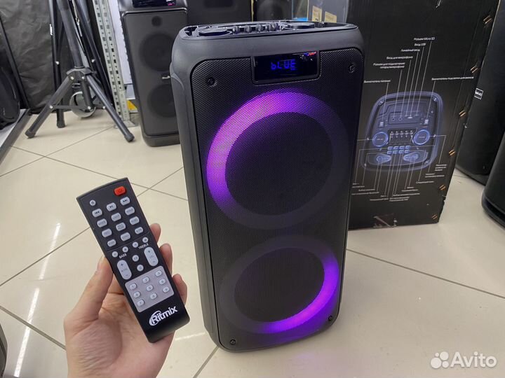 Колонка Ritmix SP-935B 120вт с подсветкой и блютуз