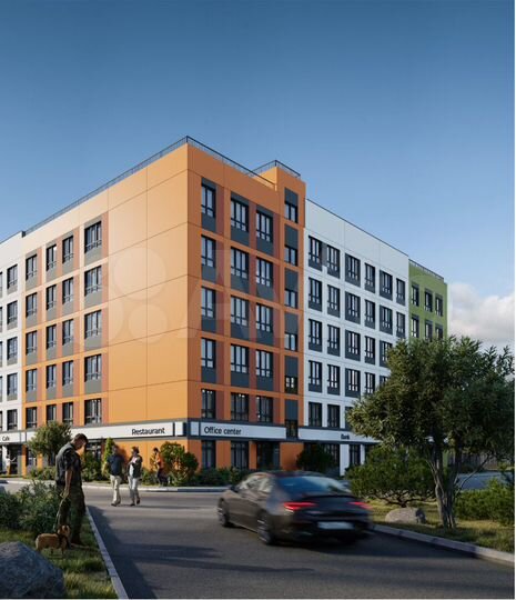 2-к. квартира, 41,9 м², 2/6 эт.