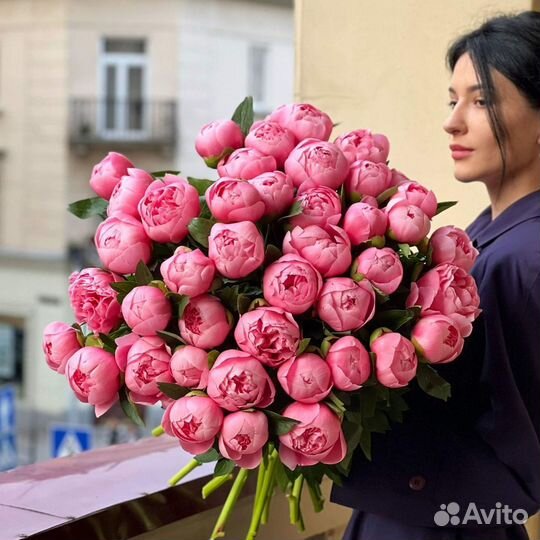 Заказать букет пионов