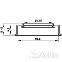 Сальник ступичный передний (81X95.5X9.2X18.5) toyo