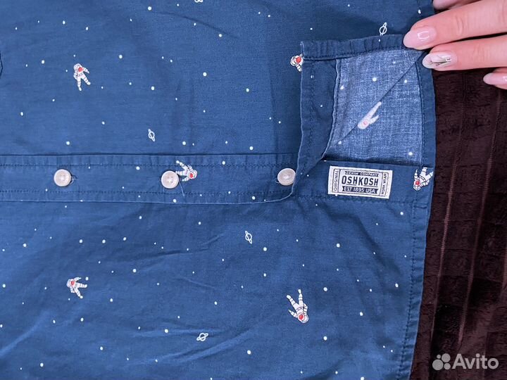 Рубашка космос oshkosh