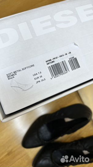 Каблуки черные женские Diesel 38 размер