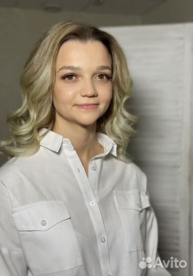 Укладка локоны