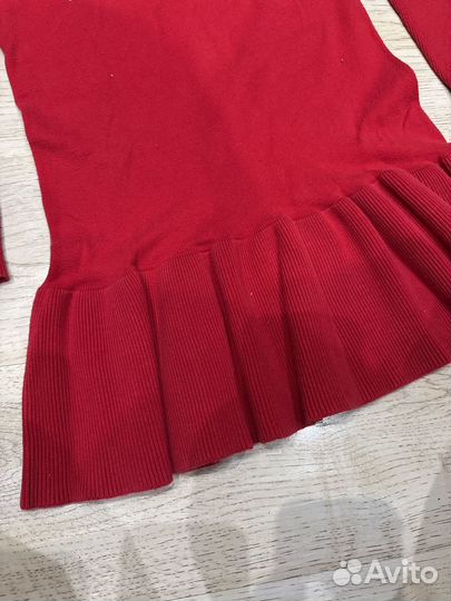 Платье вязаное на девочку