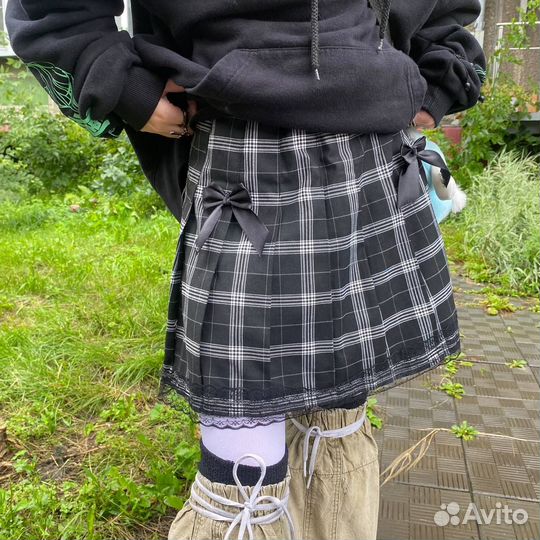 Юбка в клетку