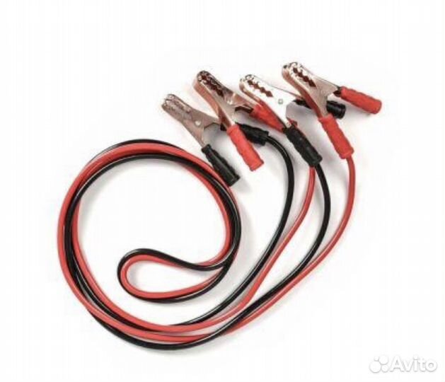 Прикуриватель акб 200 Ампер изол. черно-красный 2