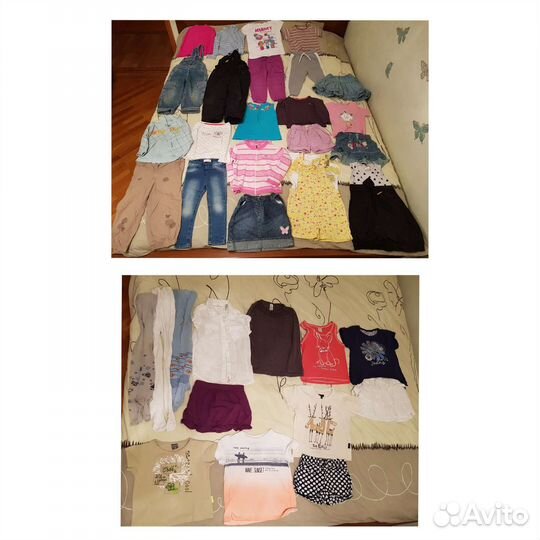 Одежда для девочки пакетом на 3-4 года