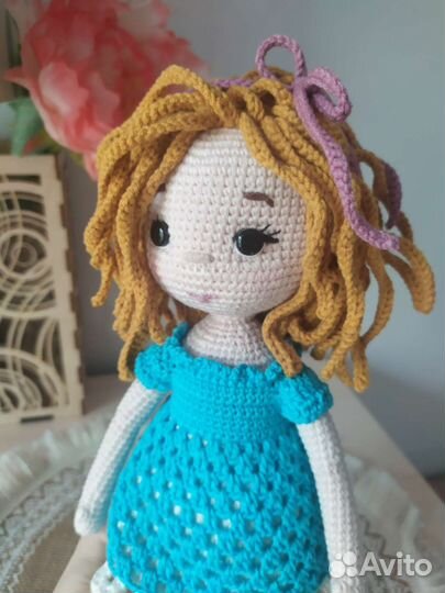 Кукла вязаная ручная работа