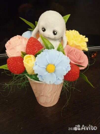 Букет цветов из мыла