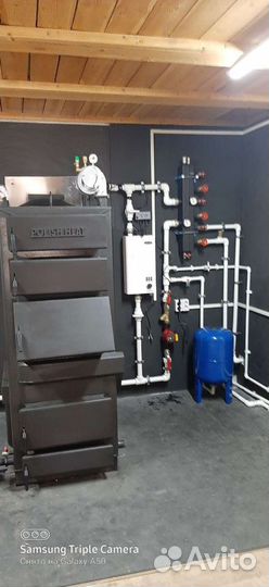 Монтаж систем отопления и водоснабжения