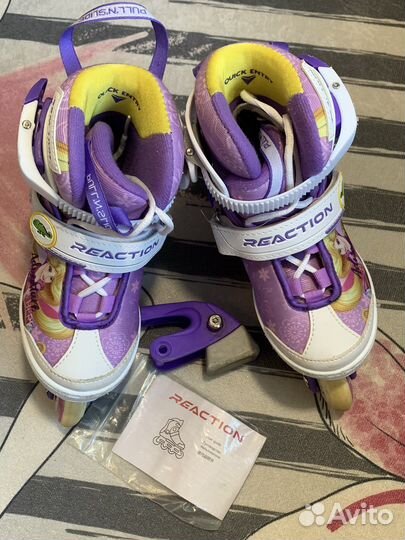 Ролики детские раздвижные reaction 26-31