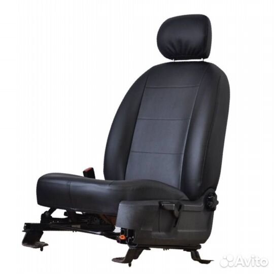 Авточехлы из экокожи для Renault Sandero 1