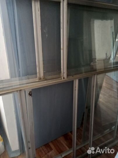 Алюминевые окна на лоджию бу