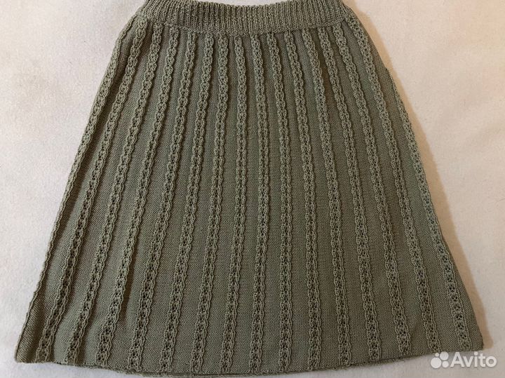Юбки шерстяные вязаные для девочек