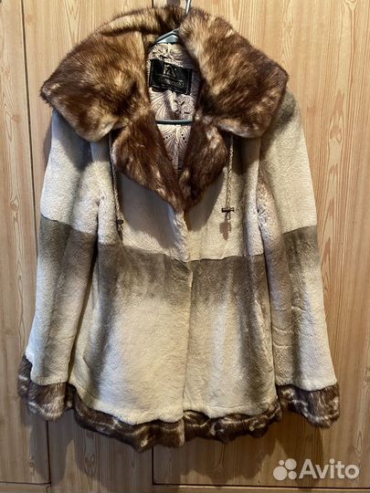 Шуба стриженный бобер,42 размер