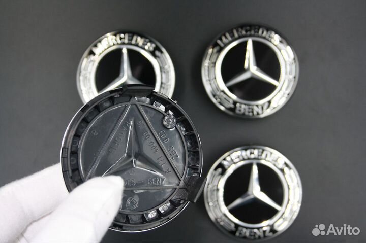 Заглушки на литые диски Mercedes