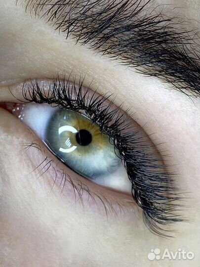 Наращивание ресниц 3Д классика 2Д мокрый