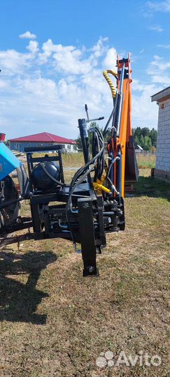 Экскаваторная установка для трактора, бревнозахват